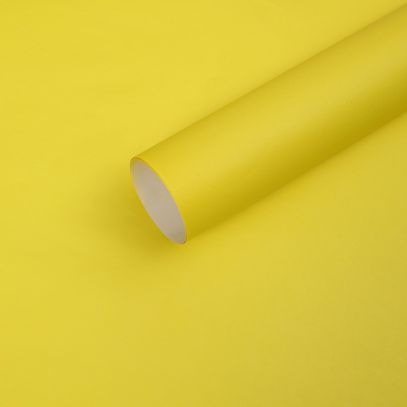 Упак. материал флористическая пленка "Мечта", 65 мкр, 57 см х 10 м, желтый