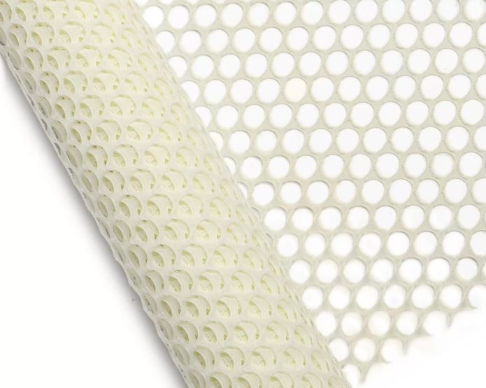 Упак. материал флористическая сетка "Круги", 60 см х 5 ярд, полиэстер, шампань