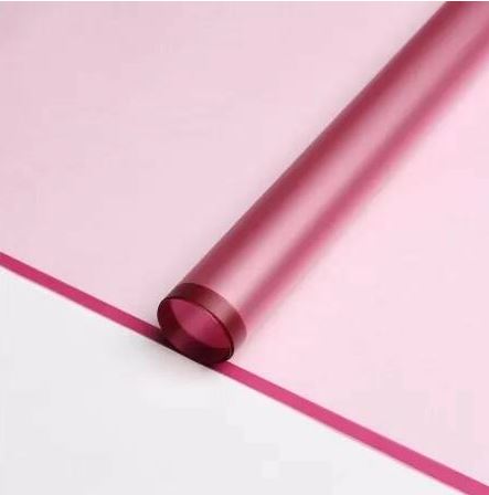 Упак. материал "Листовая пленка с каймой", 58 х 58 см, 20 листов/упак., винный