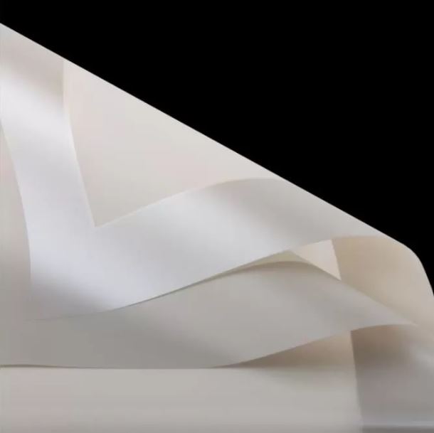 Упак. материал "Листовая пленка с широкой каймой", 58 × 58 см, 20 листов/упак., серебристый