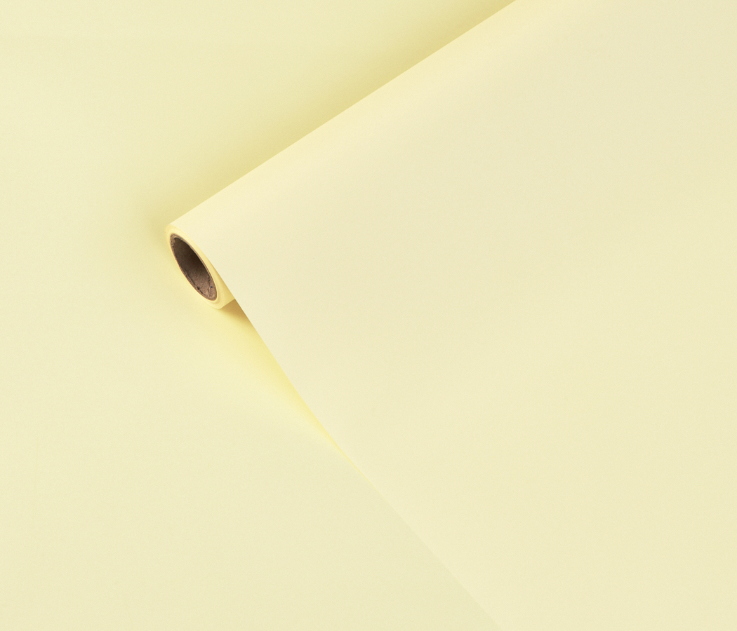 Упак. материал матовая пленка "Фаворит" однотонная, 50 мкр, 50 см х 10 м, молочный