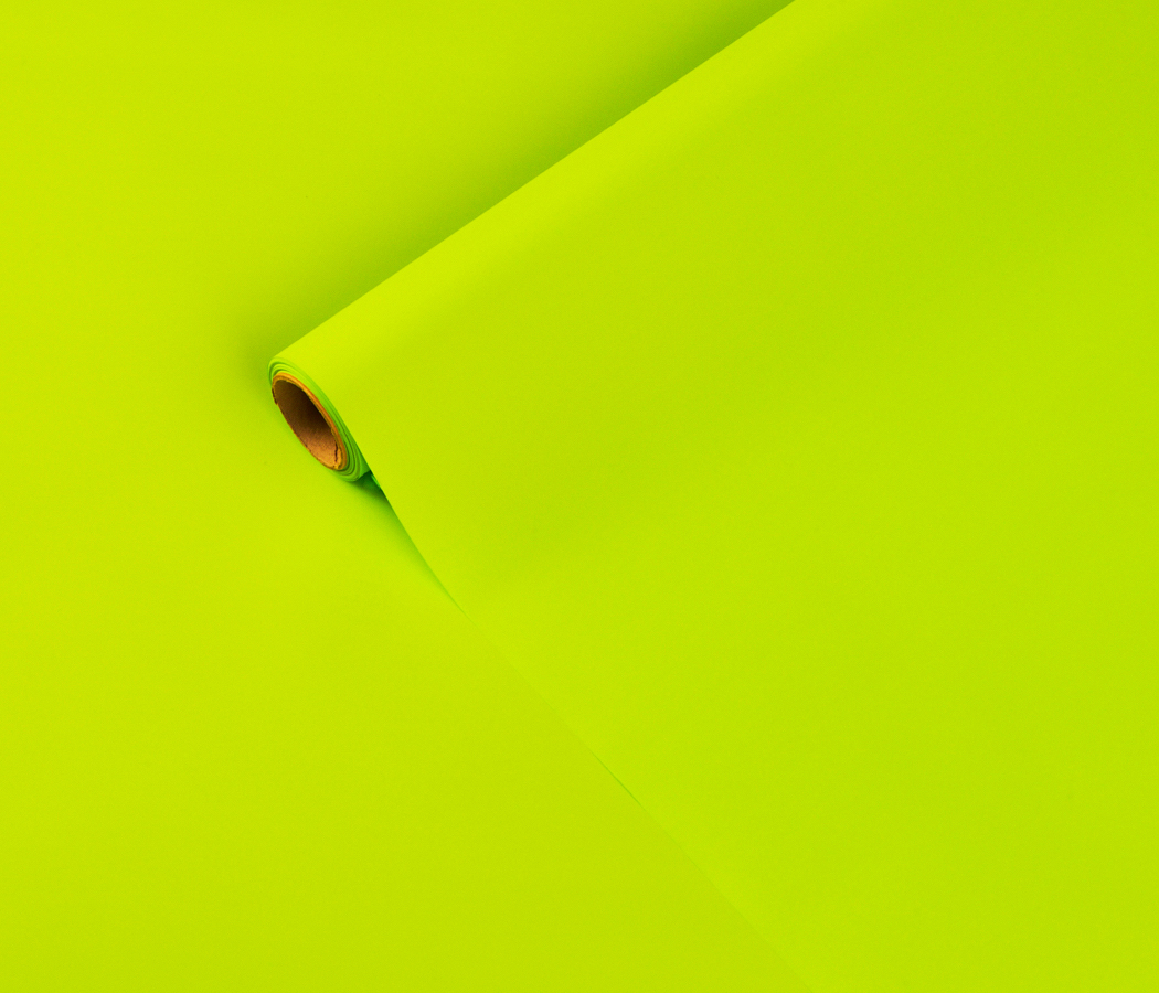 Упак. материал матовая пленка "Фаворит" однотонная, 50 мкр, 50 см х 10 м, зеленое яблоко