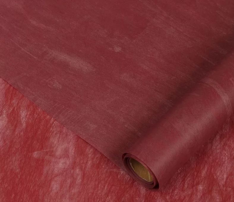 Упак. материал "Шелковолокно", 59 см × 10 м, винный